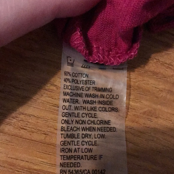 Raspberry fringed tunic - Picture 6 of 6